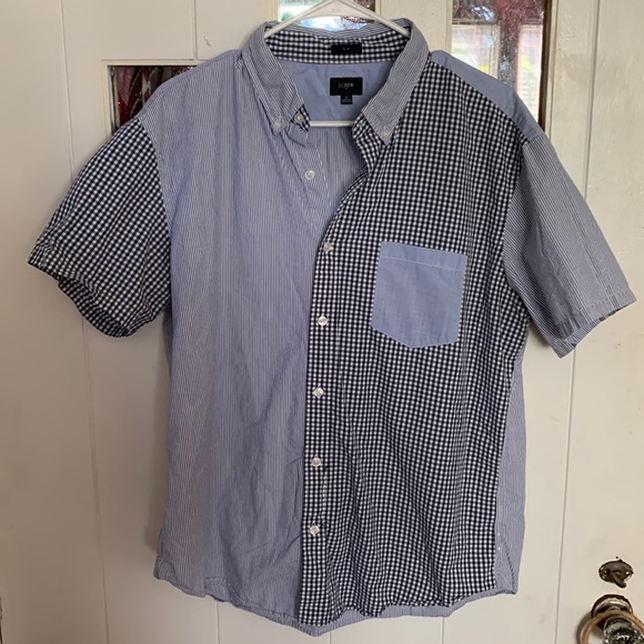 JCREW Multi-Pattern Button Down Shirt - Picture 1 of 3